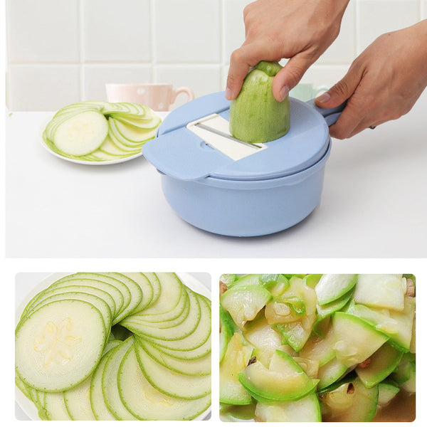 9 In 1 Kitchen Mandoline Slicer Veggie Cutter Grater Chopper Julienne Slicer Vegetable Cutter