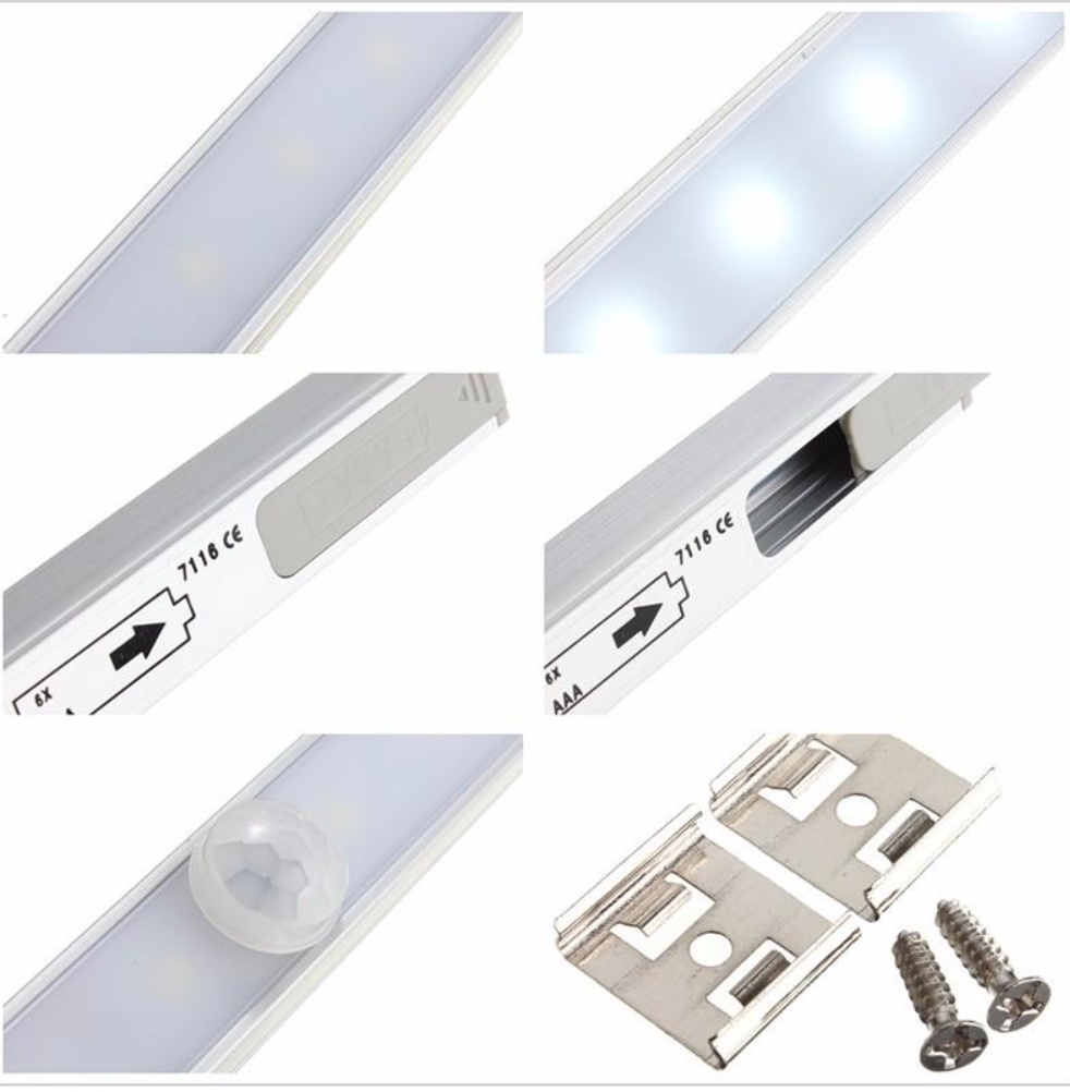 20LED Wireless Portable PIR Motion Sensor Closet Under Cabinet Light Night Light