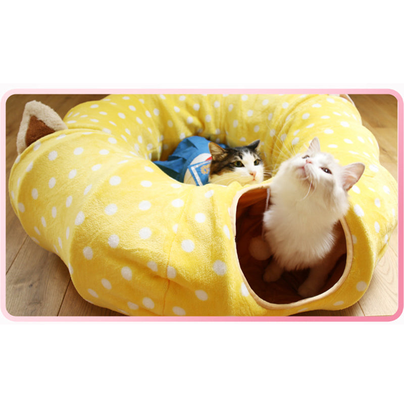 Foldable Pet Mat Tunnel Mat Pet Kitten Play