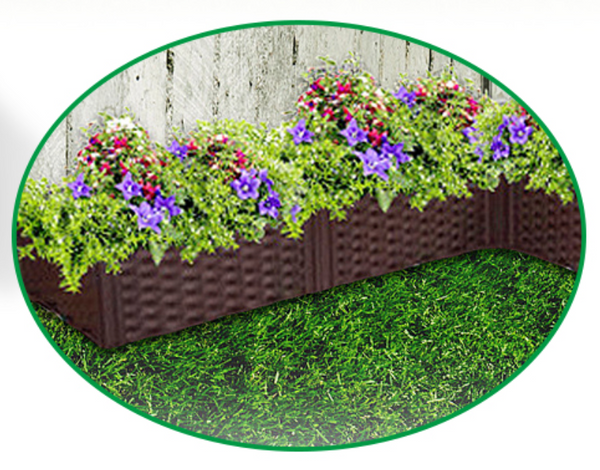 GardenGreen Planting Raised Outdoor Garden Planter Square Box