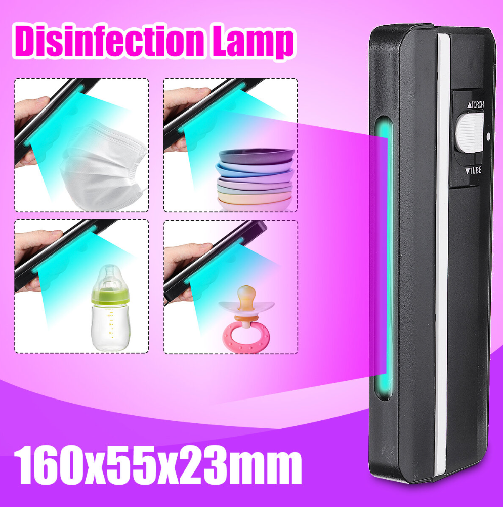UV UVC Ozone Germicidal Lamp Ultraviolet Disinfection Light Sterilizer 4W 6V UV Sterilizer Lamp