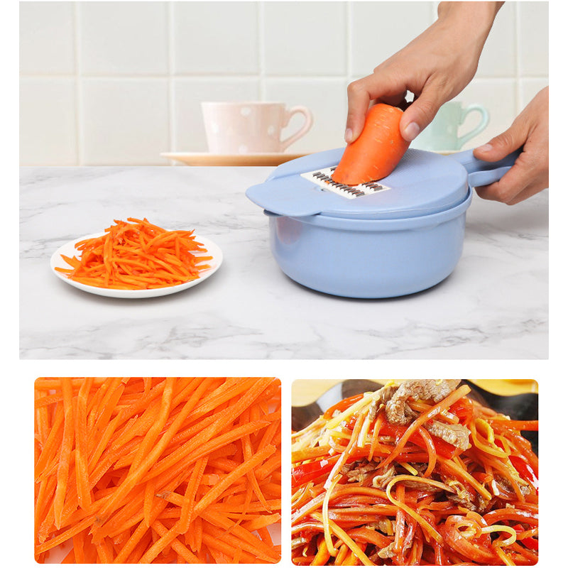 9 In 1 Kitchen Mandoline Slicer Veggie Cutter Grater Chopper Julienne Slicer Vegetable Cutter