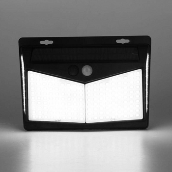 208 LED Solar Power PIR Motion Sensor 3 Sided Light Outdoor Wall Waterproof Garden Lamp